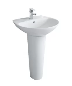 Chậu Rửa Lavabo INAX L-285V/L-288VD Kèm Chân Dài Treo Tường - 8 Chậu Rửa Lavabo INAX L-285V/L-288VD Kèm Chân Dài Treo Tường - 7