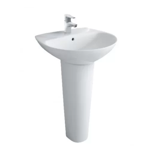 Chậu Rửa Lavabo INAX L-285V/L-288VD Kèm Chân Dài Treo Tường - 3