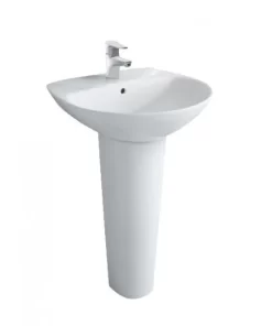 Chậu Rửa Lavabo INAX L-288V/L-288VD Kèm Chân Dài Treo Tường - 8 Chậu Rửa Lavabo INAX L-288V/L-288VD Kèm Chân Dài Treo Tường - 7