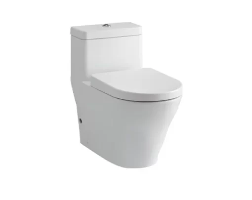 Bồn cầu TOTO CW166RB#XW/ TC384CVK#W /T53P100VR 1 khối nắp đóng êm TC384CVK#W - 3
