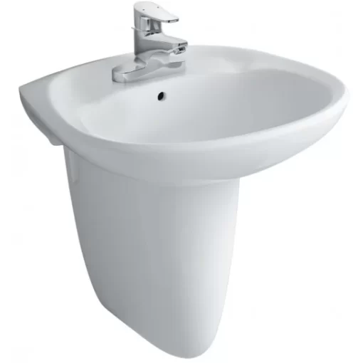 Chậu Rửa Lavabo INAX L-284V/L-284VC Kèm Chân Ngắn Treo Tường - 3