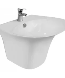 Lavabo VIGLACERA V63 Treo Tường Liền Khối Chân Ngắn - 6 Lavabo VIGLACERA V63 Treo Tường Liền Khối Chân Ngắn - 5