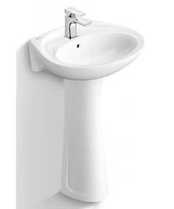 Lavabo VIGLACERA VTL2/VI1T (BS401/BS501) Treo Tường Kèm Chân Dài - 5