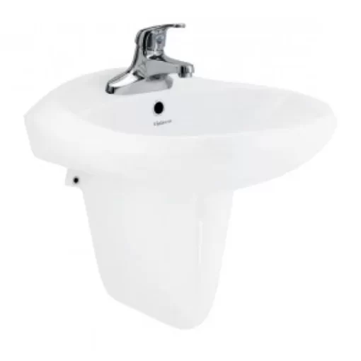 Lavabo VIGLACERA VTL3/VI5 Treo Tường Kèm Chân Ngắn - 1