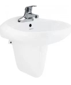 Lavabo VIGLACERA VTL3/VI5 Treo Tường Kèm Chân Ngắn - 5