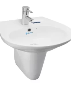 Chậu Rửa Lavabo THIÊN THANH LT04/PT0400T Treo Tường Kèm Chân Treo