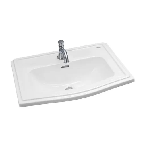 Chậu Rửa Mặt Lavabo TOTO LW781CJ#W Dương Vành 1 Lỗ - 3