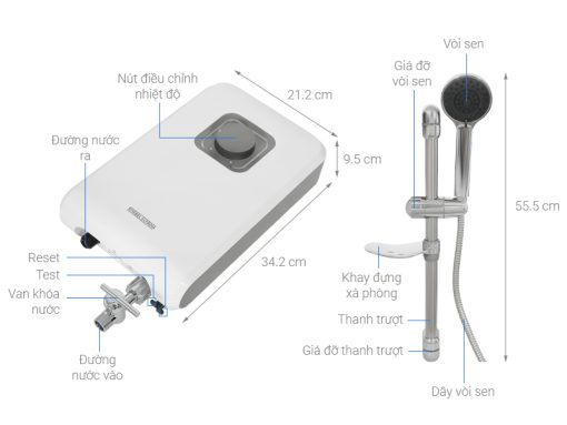 Máy Nước Nóng Trực Tiếp STIEBEL ELTRON DS 45-EC - 3