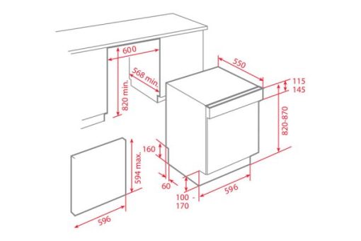 Máy Rửa Chén Teka DW8 60S 40716160 - 3