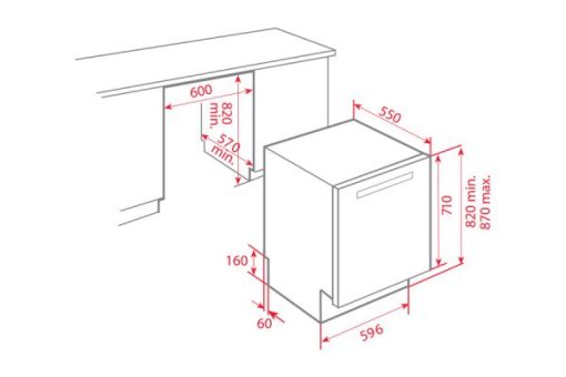 Máy Rửa Chén Teka DW8 80 FI 40716240 - 3
