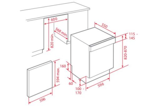 Máy Rửa Chén Teka DW9 55 S 40716140 - 3