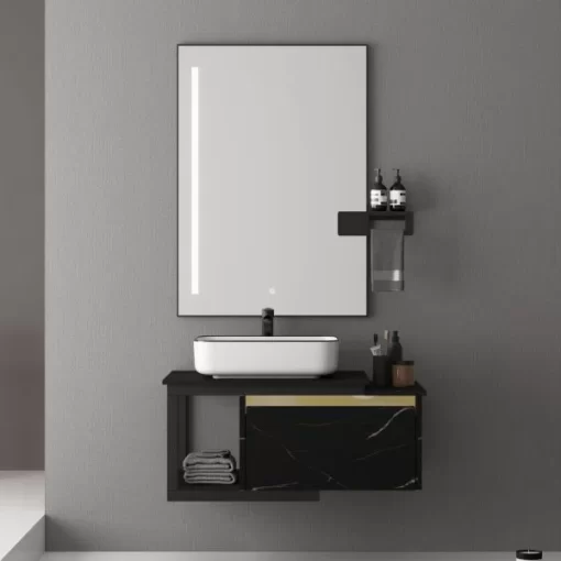 Bộ Tủ Chậu MOWOEN MW6801S-100B Đen 1000mm - 3