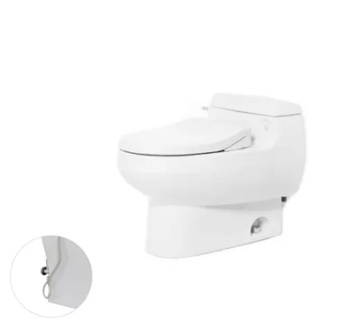 Bồn Cầu TOTO MS688E2#XW 1 Khối Nắp Rửa Cơ TCW07S - 3