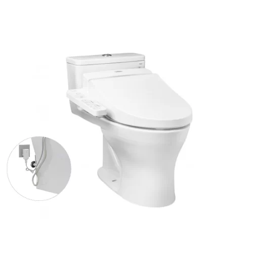 Bồn Cầu Điện Tử TOTO MS855DW7#XW Kèm Nắp Rửa Điện Tử WASHLET Dòng C2 – TCF6631A (220V) - 1