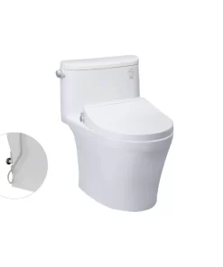 Bồn Cầu TOTO MS887RE2#XW 1 Khối Nắp Rửa Cơ TCW07S - 5