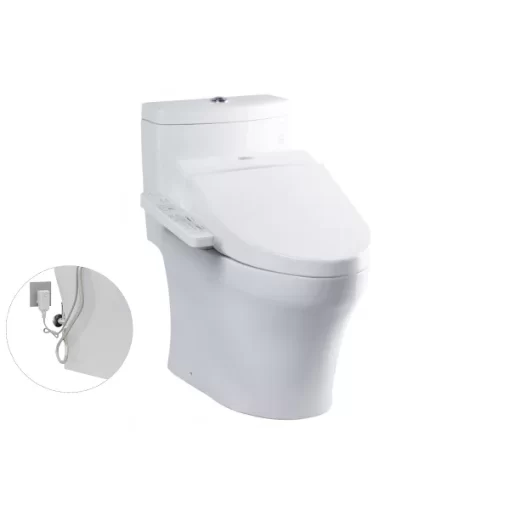 Bồn Cầu Điện Tử TOTO MS889DRW7#XW Kèm Nắp Rửa Điện Tử WASHLET Dòng C2 – TCF6631A (220V) - 3