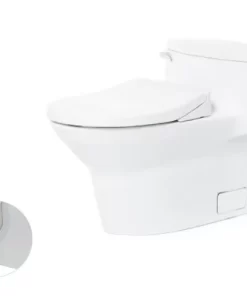 Bồn Cầu TOTO MS904E2#XW 1 Khối Nắp Rửa Cơ TCW07S - 5