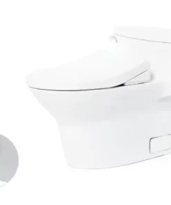 Bồn Cầu TOTO MS904E4#XW 1 Khối Nắp Rửa Cơ TCW1211A - 7