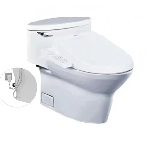 Bồn Cầu Điện Tử TOTO MS904W7#XW Kèm Nắp Rửa Điện Tử WASHLET Dòng C2 – TCF6631A (220V) - 1