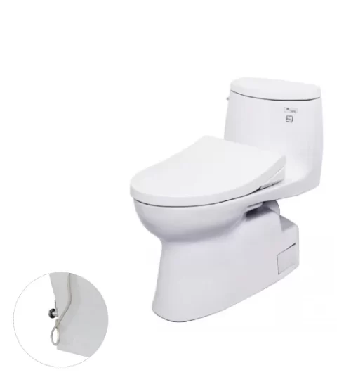 Bồn Cầu TOTO MS905E4#XW 1 Khối Nắp Rửa Cơ TCW1211A - 3