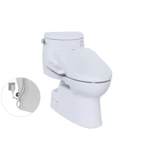Bồn Cầu Điện Tử TOTO MS905W7#XW Kèm Nắp Rửa Điện Tử WASHLET Dòng C2 – TCF6631A (220V) - 3