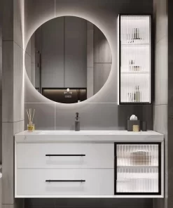 Bộ Tủ Chậu Phòng Tắm MOWOEN MW6655W-80 800mm