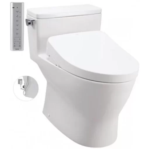 Bồn Cầu Điện Tử TOTO MS188VKW11#XW/T53P100VR Kèm Nắp Rửa Điện Tử WASHLET Dòng S7 – TCF4911Z (220V) - 1