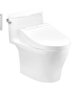 Bồn Cầu Điện Tử TOTO MS887CRW15#XW Kèm Nắp Rửa Điện Tử WASHLET Dòng C5 – TCF24460AAA (220V)