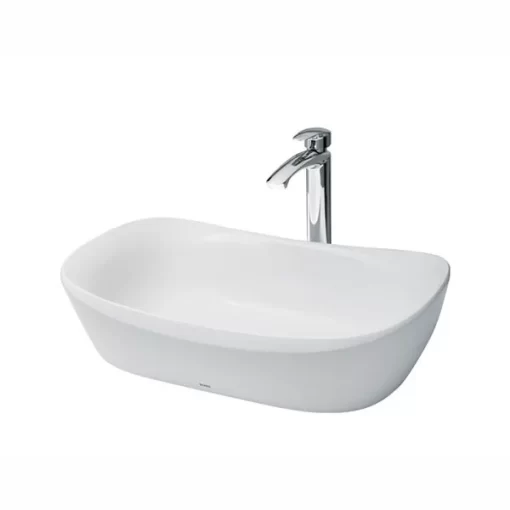 Chậu Rửa Mặt TOTO PJS07WE#MW Đặt Bàn Đá Cẩm Thạch - 1