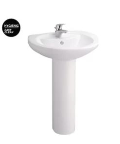 Chậu Rửa Lavabo COTTO C0107/C411 Treo Tường Kèm Chân Dài - 6 Chậu Rửa Lavabo COTTO C0107/C411 Treo Tường Kèm Chân Dài - 5