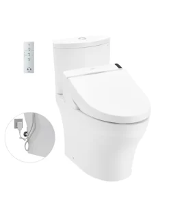 Bồn Cầu Điện Tử TOTO CS838DW6#XW Kèm Nắp Rửa Điện Tử WASHLET Dòng C5 – TCF6531Z (220V) - 7