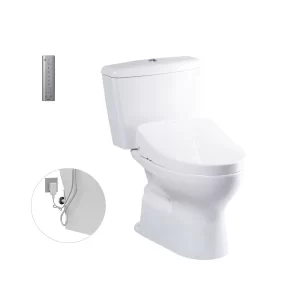 Bồn Cầu Điện Tử TOTO CS300DRW11#W Kèm Nắp Rửa Điện Tử WASHLET Dòng S7 – TCF4911Z (220V) - 5