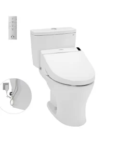 Bồn Cầu Điện Tử TOTO CS735DW6#XW Kèm Nắp Rửa Điện Tử WASHLET Dòng C5 – TCF6531Z (220V)