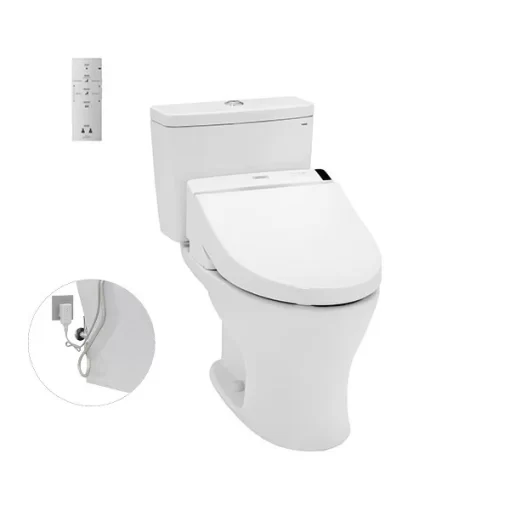Bồn Cầu Điện Tử TOTO CS735DW6#XW Kèm Nắp Rửa Điện Tử WASHLET Dòng C5 – TCF6531Z (220V) - 1