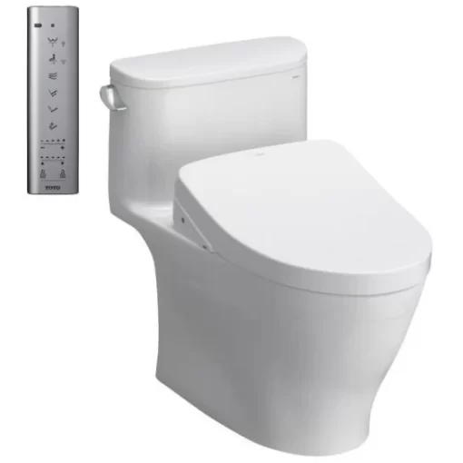 Bồn Cầu Điện Tử TOTO MS887CRW12#XW Kèm Nắp Rửa Điện Tử WASHLET (Loại Giấu Dây) Dòng S7 – TCF4911EZ (220V) - 1