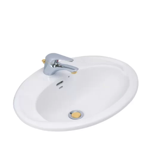 Chậu Rửa Lavabo COTTO C007 Jade Dương Vành - 3