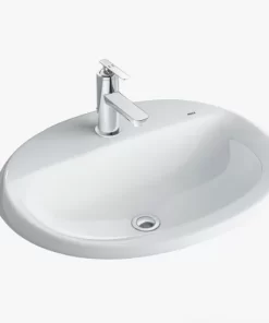 Chậu Rửa Lavabo INAX AL-2395V Dương Vành Aqua Ceramic