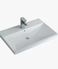 Chậu Rửa Lavabo INAX AL-2397V Dương Vành Aqua Ceramic - 6 Chậu Rửa Lavabo INAX AL-2397V Dương Vành Aqua Ceramic - 5