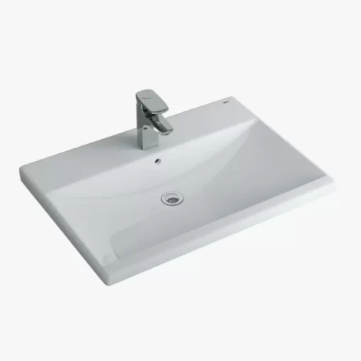 Chậu Rửa Lavabo INAX AL-2397V Dương Vành Aqua Ceramic - 3