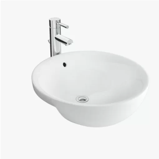 Chậu Rửa Lavabo INAX AL-333V Bán Âm Bàn Aqua Ceramic - 3