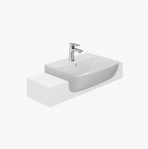 Chậu Rửa Lavabo INAX AL-345V Bán Âm Bàn Aqua Ceramic - 5