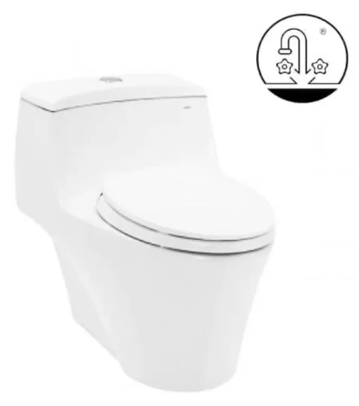 Bồn Cầu TOTO CW823RAT2#W/T53P100VR 1 khối Nắp Đóng Êm TC393VS - 7