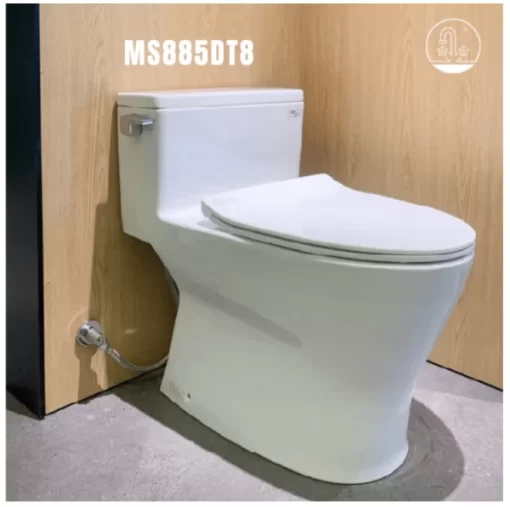 Bồn Cầu TOTO MS885DT8#XW 1 khối Nắp Đóng Êm TC600VS - 9