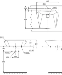 Chậu Rửa Mặt TOTO LT681#W Đặt Bàn - 9