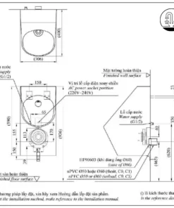 Bồn Tiểu Nam Treo Tường TOTO USWN925AEV#XW Tích Hợp Cảm Ứng Tự Động - 14 Bồn Tiểu Nam Treo Tường TOTO USWN925AEV#XW Tích Hợp Cảm Ứng Tự Động - 13