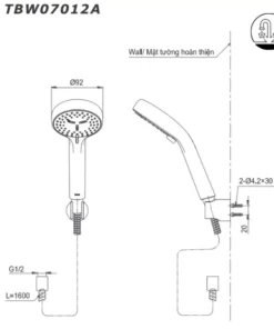 Tay Sen Tắm TOTO TBW07012A - 13