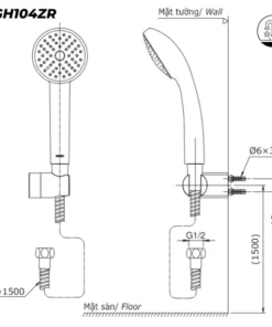Sen Tắm TOTO TVSM110RUR/DGH104ZR Nóng Lạnh - 17