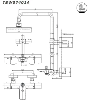 Sen Cây TOTO TBW07401A Nhiệt Độ - 13