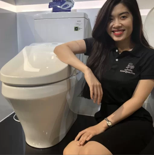 Bồn Cầu Điện Tử TOTO CS945DNW6#XW Kèm Nắp Rửa Điện Tử WASHLET Dòng C5 – TCF6531Z (220V) - 5