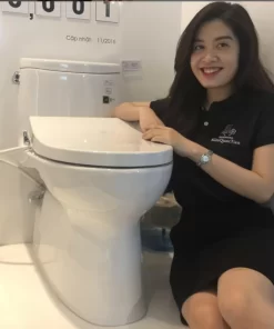 Bồn Cầu TOTO MS905E4#XW 1 Khối Nắp Rửa Cơ TCW1211A - 11